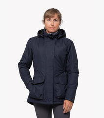 Description:Cascata Ladies Waterproof Jacket_Color:Navy_Position:1