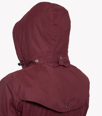 Description:Cascata Ladies Waterproof Jacket_Color:Wine_Position:4