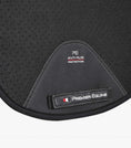 Load image into Gallery viewer, Description:Close Contact Airtechnology Shockproof Wool European Saddle Pad - Dressage Square_Colour:Black/Black Wool_Position:3
