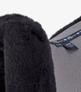 Load image into Gallery viewer, Description:Close Contact Airtechnology Shockproof Wool European Saddle Pad - GP/Jump Square_Colour:Grey/Black Wool_Position:2
