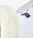 Load image into Gallery viewer, Description:Close Contact Airtechnology Shockproof Wool European Saddle Pad - GP/Jump Square_Colour:White/Natural Wool_Position:2
