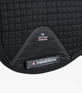 Load image into Gallery viewer, Description:Close Contact Merino Wool European Saddle Pad - Dressage Square_Colour:Black/Black Wool_Position:3
