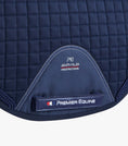 Load image into Gallery viewer, Description:Close Contact Merino Wool European Saddle Pad - GP/Jump Square_Colour:Navy/Natural Wool_Position:3
