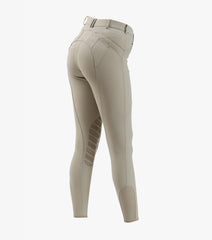 Description:Davina Ladies Gel Knee Riding Breeches_Color:Beige_Position:3