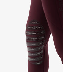 Description:Davina Ladies Gel Knee Riding Breeches_Color:Wine_Position:5