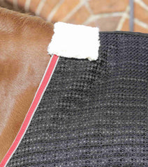 Description:Dry-Tech Horse Cooler Rug_Color:Black_Position:3
