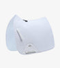 Description:Plain Cotton Saddle Pad - Dressage Square_Colour:White_Position:1