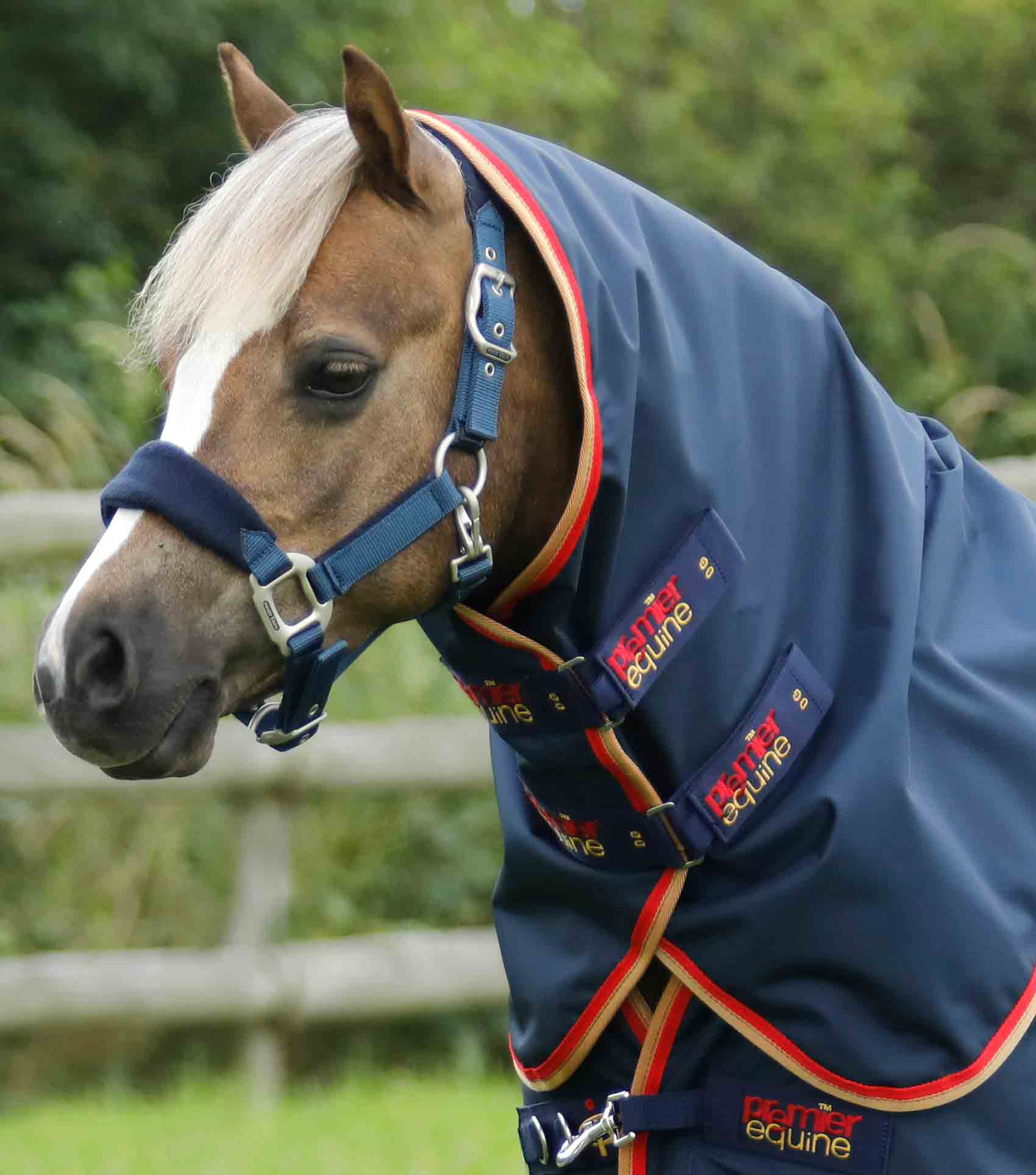 Description:Pony Buster Zero Classic Turnout Rug Neck Cover (0g Fill)_Position:1
