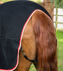 Description:PremTex Horse Cooler Rug_Color:Black_Position:5
