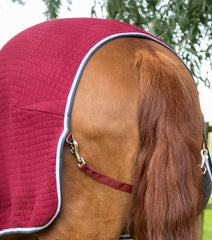 Description:PremTex Horse Cooler Rug_Color:Burgundy_Position:5