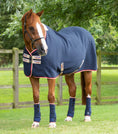 Load image into Gallery viewer, Description:PremTex Horse Cooler Rug_Color:Navy_Position:1

