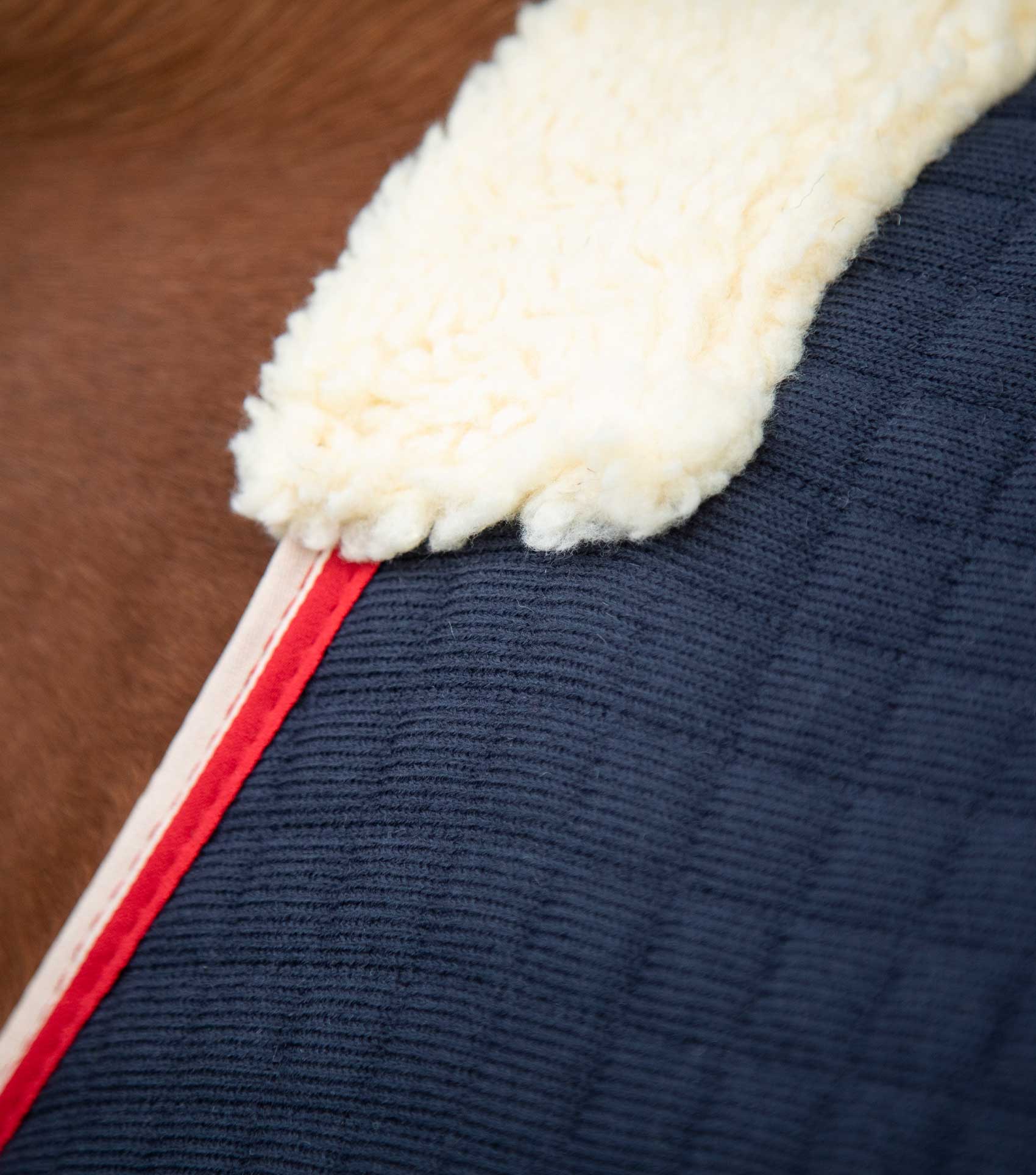 Description:PremTex Horse Cooler Rug_Color:Navy_Position:2