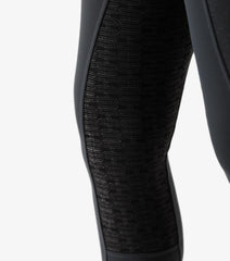 Description:Ronia Ladies Gel Pull On Riding Tights_Color:Charcoal_Position:5