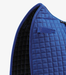 Description:Close Contact Cotton Dressage Saddle Pad_Colour:Royal Blue_Position:2