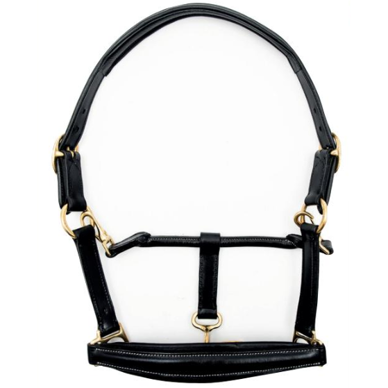 Finesse Halter Black/Black - Silver