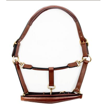 Finesse Halter Brown/Brown - Gold