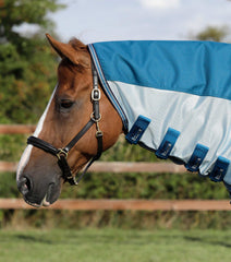 Description:Stay-Dry Mesh Air Fly Rug with Surcingles_Color:Blue_Position:2