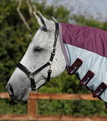 Description:Stay-Dry Mesh Air Fly Rug with Surcingles_Color:Wine_Position:2