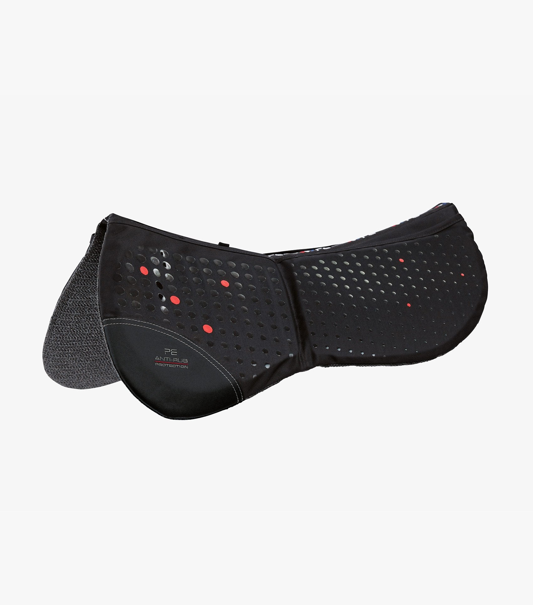 Description:Tech Grip Pro Anti-Slip Correction Saddle Pad_Colour:Black_Position:1