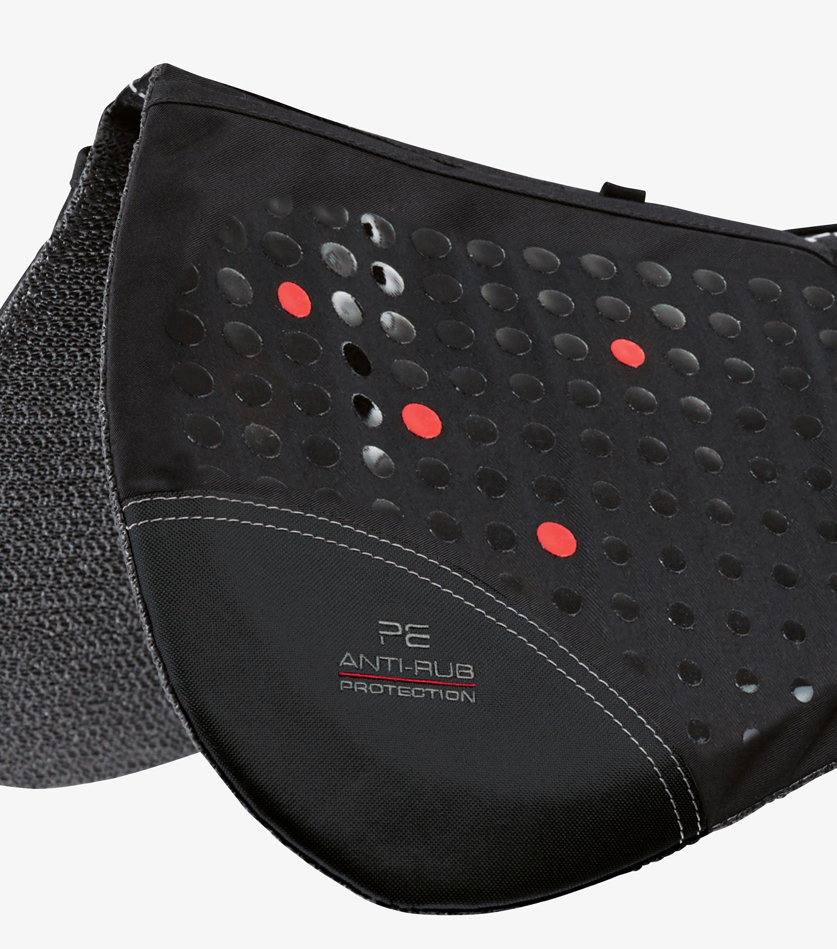 Description:Tech Grip Pro Anti-Slip Correction Saddle Pad_Colour:Black_Position:2