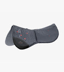 Description:Tech Grip Pro Anti-Slip Correction Saddle Pad_Colour:Grey_Position:1