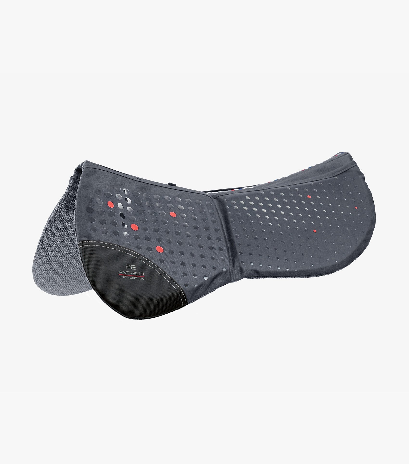 Description:Tech Grip Pro Anti-Slip Correction Saddle Pad_Colour:Grey_Position:1