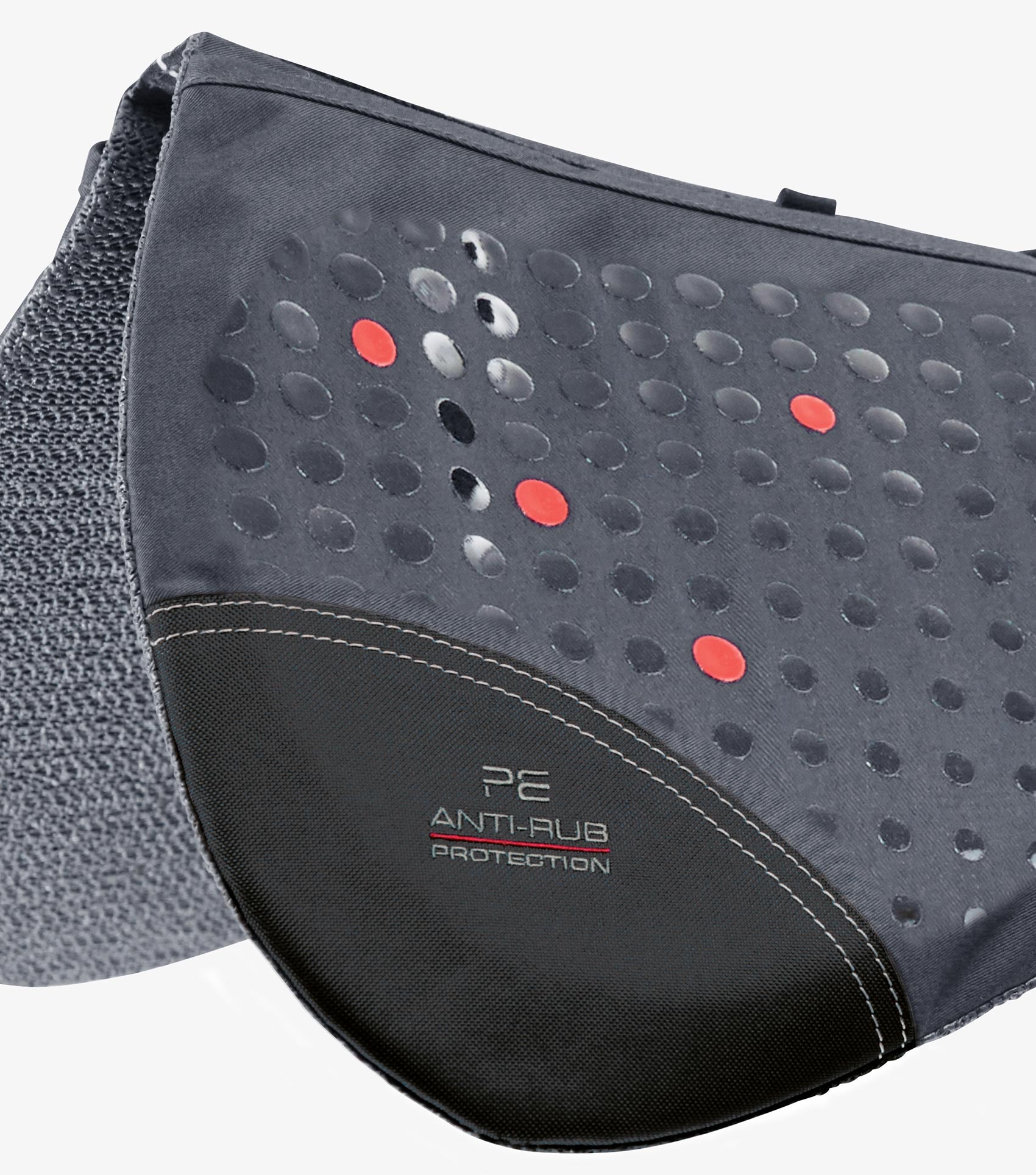 Description:Tech Grip Pro Anti-Slip Correction Saddle Pad_Colour:Grey_Position:2