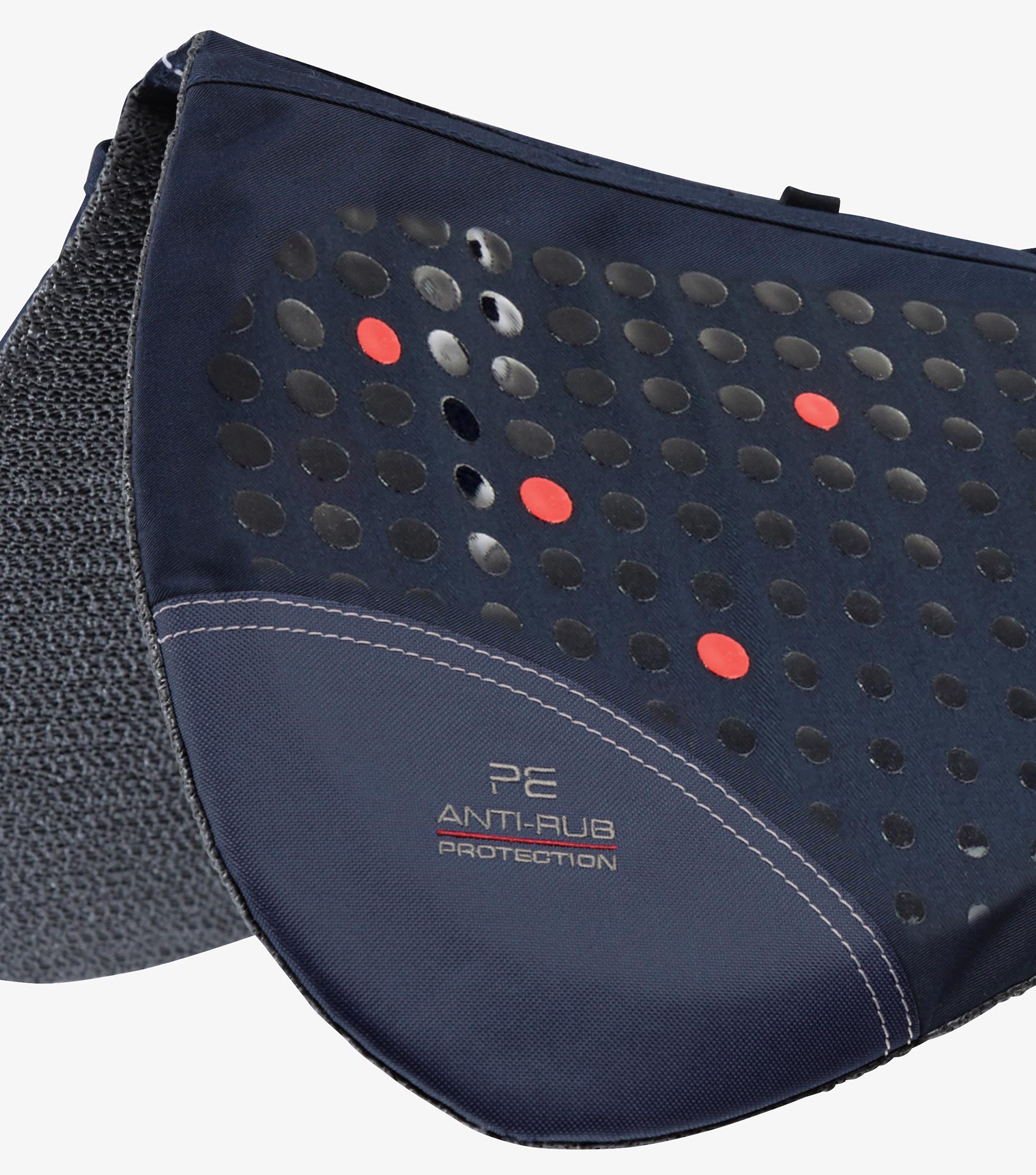 Description:Tech Grip Pro Anti-Slip Correction Saddle Pad_Colour:Navy_Position:1