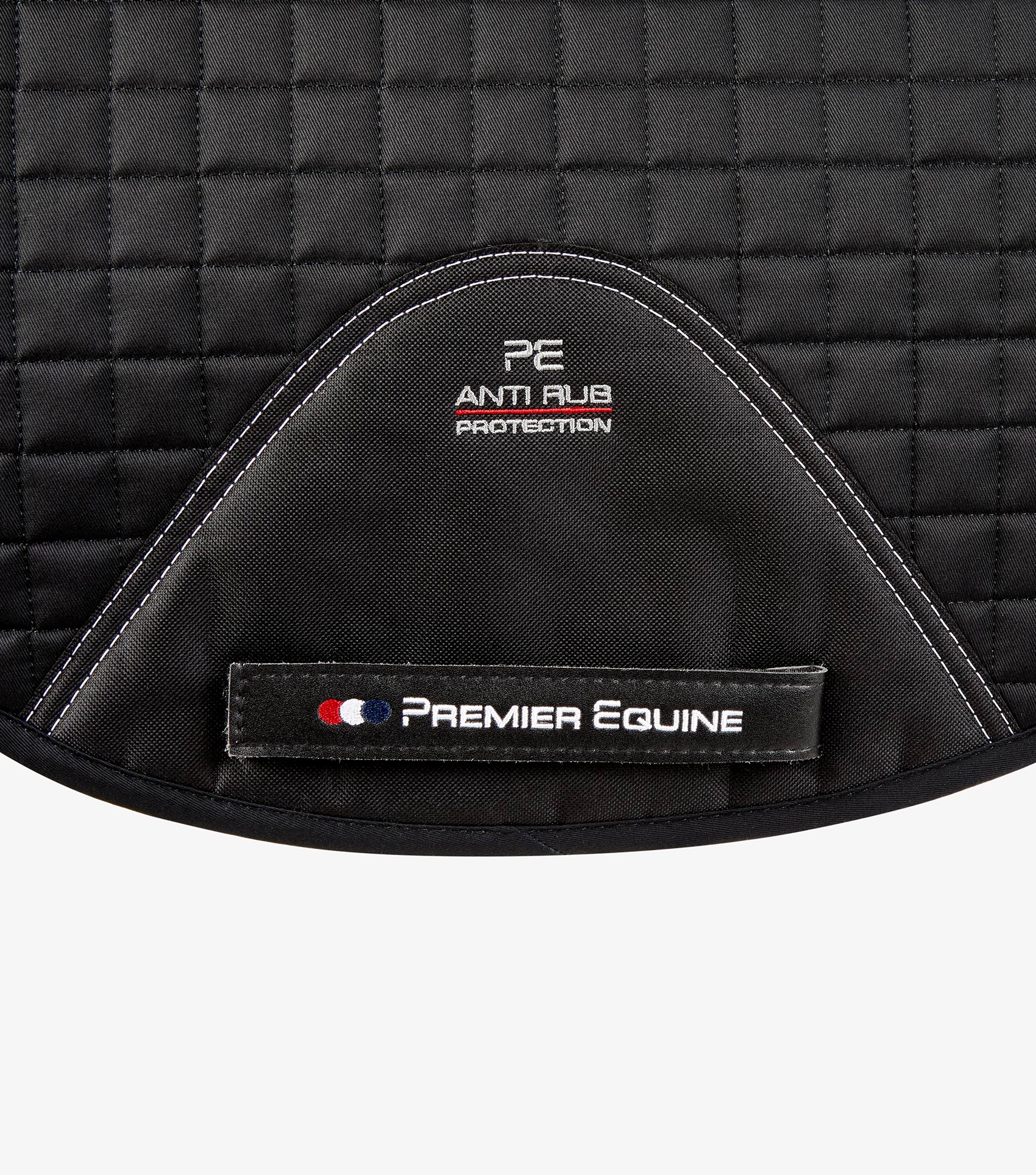Description:Close Contact Tech Grip Pro Anti-Slip Saddle Pad - Dressage Square_Colour:Black_Position:3