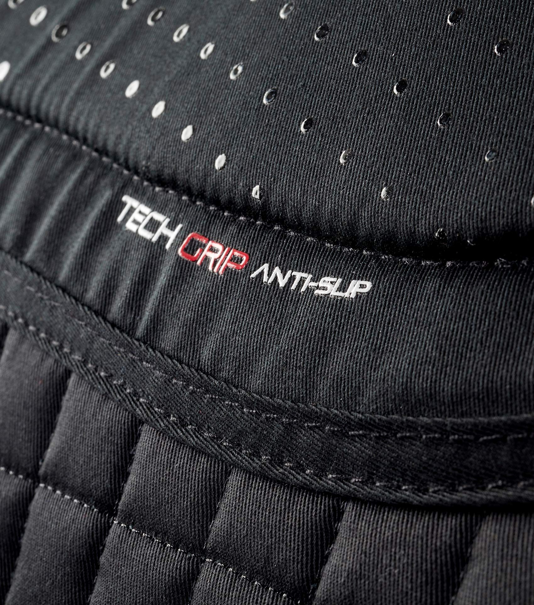 Description:Close Contact Tech Grip Pro Anti-Slip Saddle Pad - Dressage Square_Colour:Black_Position:4