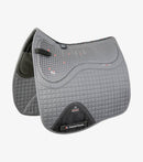 Description:Close Contact Tech Grip Pro Anti-Slip Saddle Pad - Dressage Square_Colour:Grey_Position:1