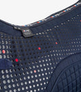 Load image into Gallery viewer, Description:Close Contact Tech Grip Pro Anti-Slip Saddle Pad - Dressage Square_Colour:Navy_Position:2
