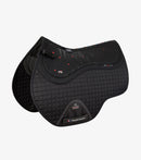 Description:Close Contact Tech Grip Pro Anti-Slip Saddle Pad - GP/Jump Square_Colour:Black_Position:1