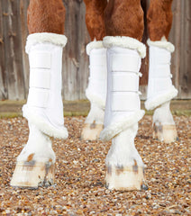 Description:Techno Wool Brushing Boots_Color:White_Position:2
