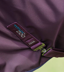 Description:Titan 200 Original Turnout Rug_Color:Purple_Position:5