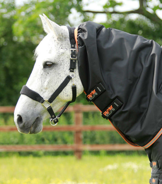 Description:Titan 300 Turnout Rug Neck Cover (200g Fill)_Color:Black