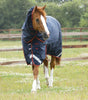 Description:Titan 450 Turnout Rug with Neck Cover_Color:Navy_Position:1