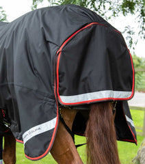Description:Buster 420g Turnout Rug with Classic Neck Cover_Color:Black_Position:6