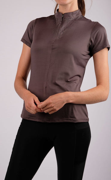 Juliana Mon-Tech Tone-in Tone Shirt - Grey