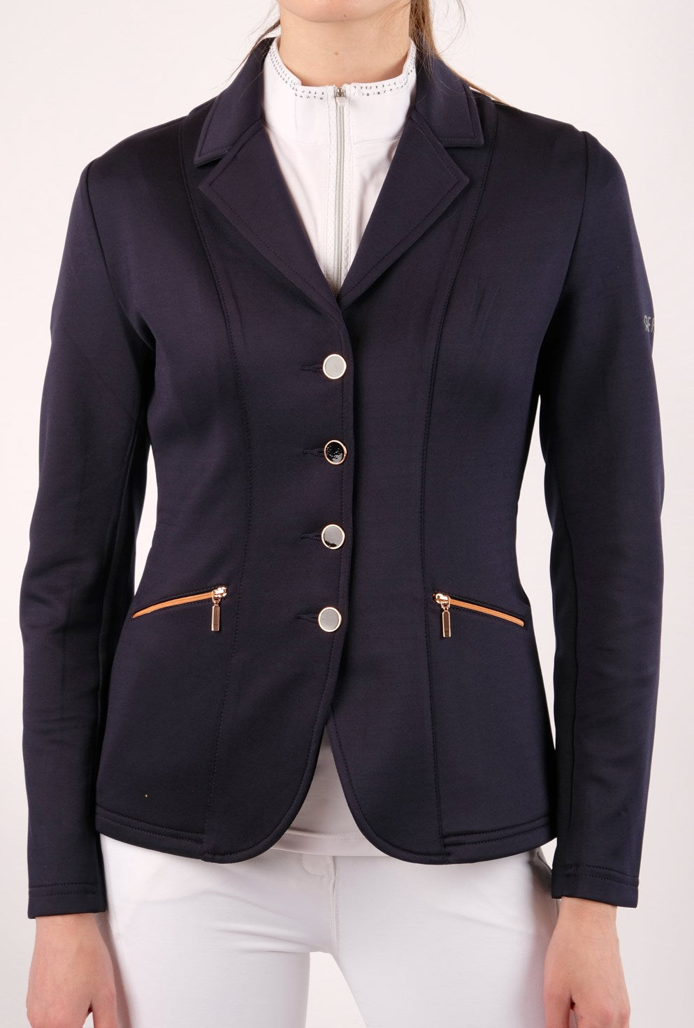 Rebel Competition jacket with gold - Navy