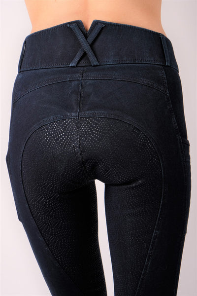 Rebel Highwaist Thigh pocket - Denim, Fullgrip