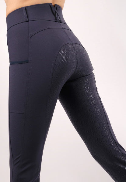 Rebel Highwaist thigh pocket - Navy, Fullgrip