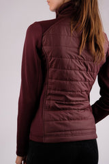 Emma Quilted Softshell Jacket - Plum